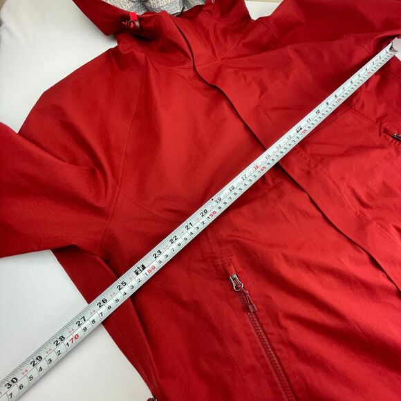 ~ REI Mens XXL E1 Elements Rain Jacket Hooded Shell Light Resistant Zips Adjusts - Picture 6 of 16